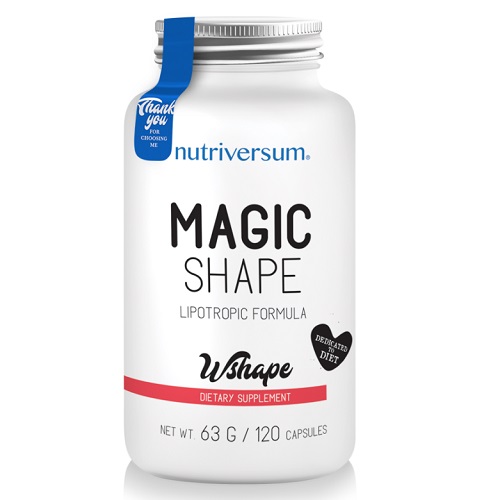 Nutriversum Wshape Magic Shape, 120 Capsules